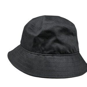 Uniqlo UV Protection Bucket Hat Black One Size Unisex Mens Womens Cotton Nylon